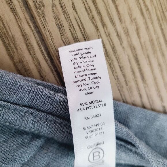 Athleta Tunic Top M Gray Modal Knit Dolman Sleeve Oversized Fitness‎ Pullover - Picture 7 of 8